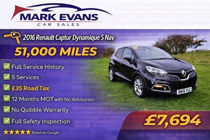 Used Renault Captur Dynamique 90 HP (66 kW) 2016 Black SUV