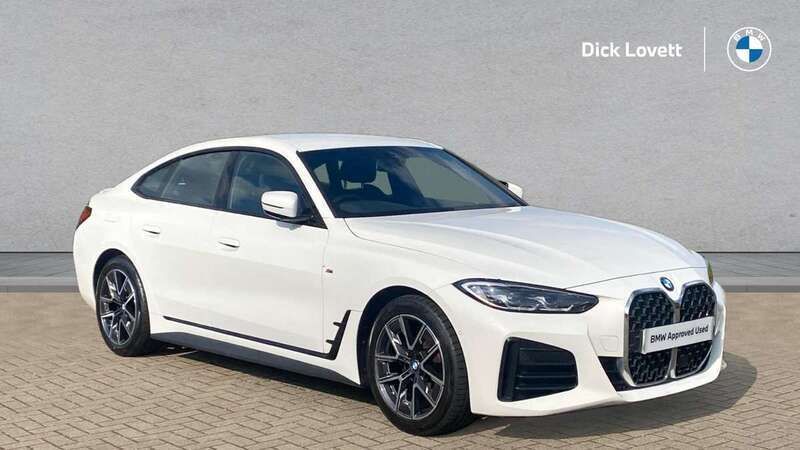 White Used 2023 BMW 420 M Sport Coupe | £28,999 (Fair price) - Image 1/4