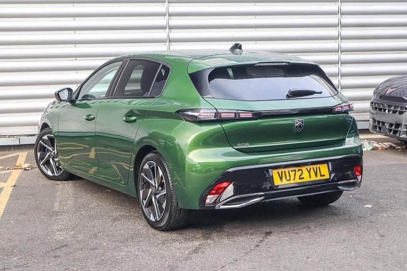 Green Used 2022 Peugeot 308 Allure Premium Hatchback | £17,238 (Fair price) - Image 1/4