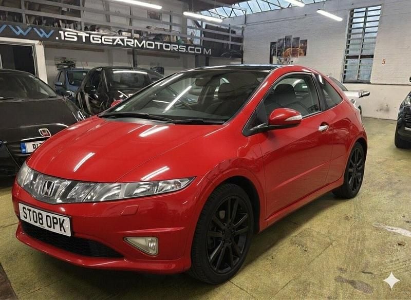 Used Honda Civic Type S 138 HP (101 kW) 2008 Red Hatchback