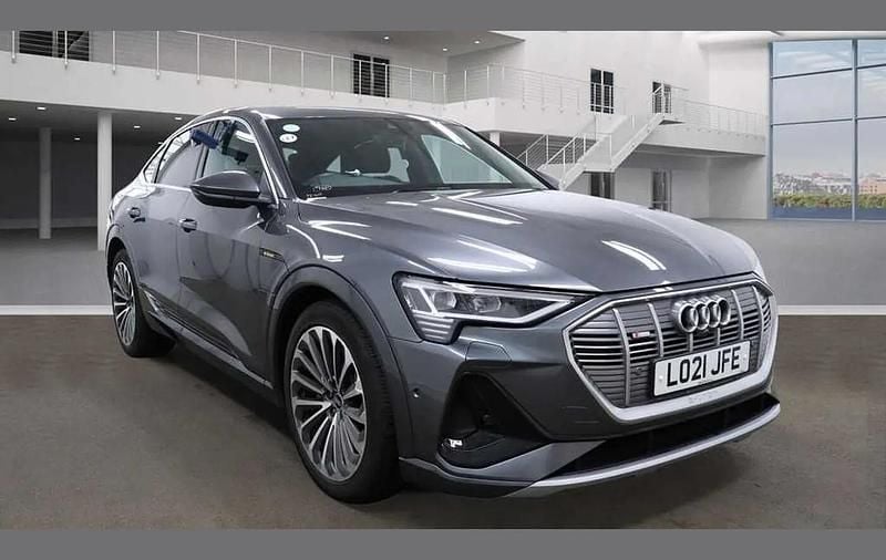 Grey Used 2021 Audi e-tron Sportback S-Line SUV | £27,900 (A bit pricey) - Image 1/4