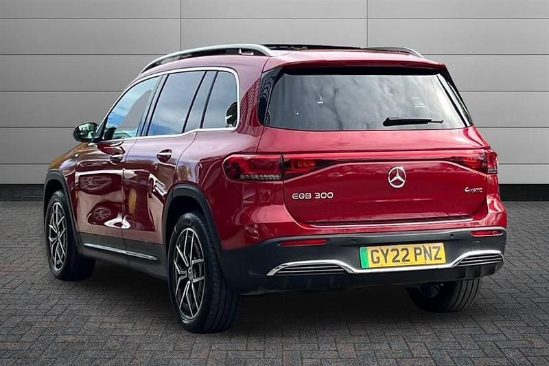 Used Mercedes EQB300 AMG Line Premium 167 kW (228 HP) 2022 Patagonia red SUV