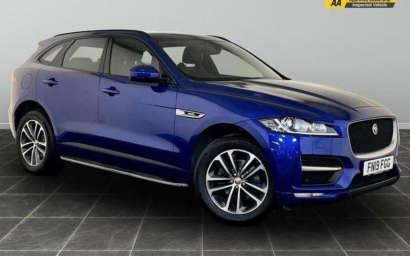 Blue Used 2019 Jaguar F-Pace R-Sport SUV | £18,495 (Good price) - Image 1/2
