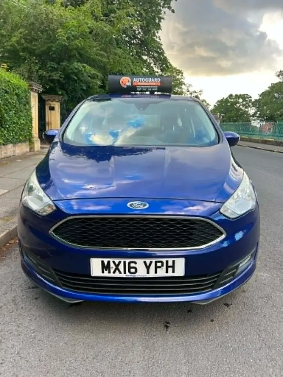 Used Ford C-MAX Zetec 125 HP (91 kW) 2016 Blue MPV