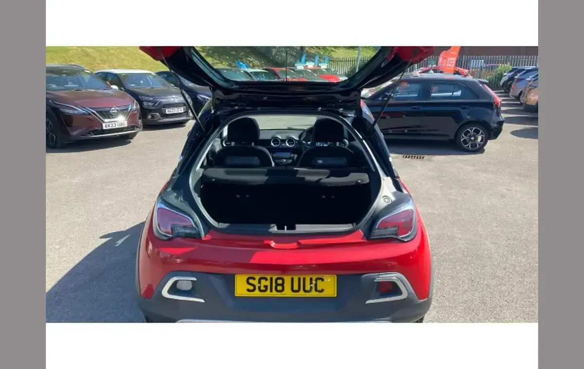 Used Vauxhall Adam Rocks 68 HP (50 kW) 2018 Red Hatchback