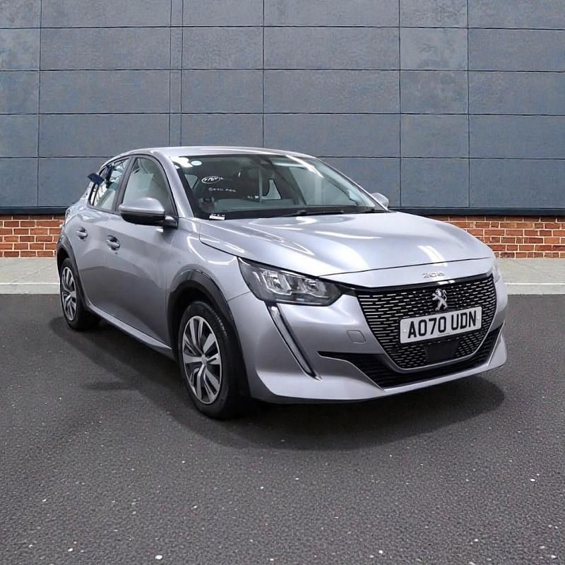 Second-hand Peugeot e-208 Active 100 kW (136 CP) 2020 Argintiu Hatchback