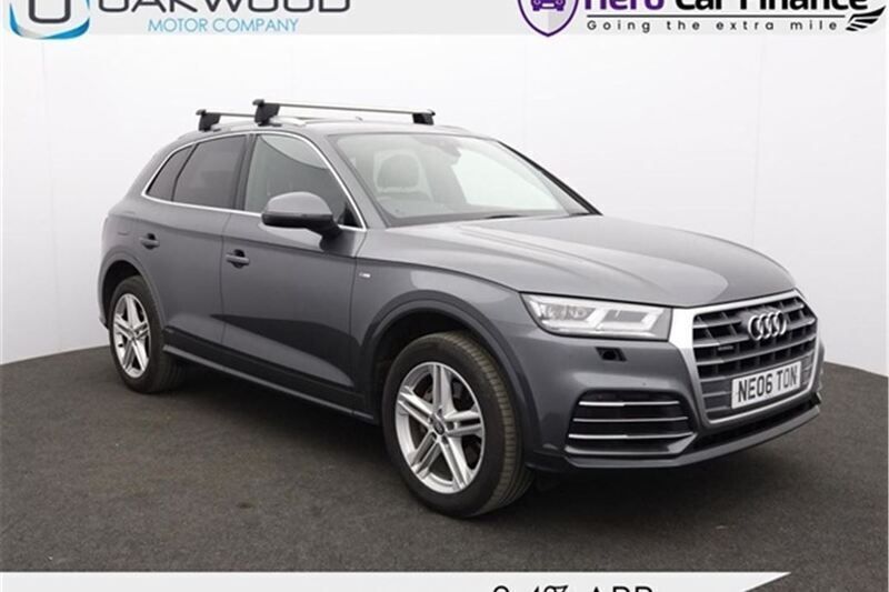 Grey Used 2018 Audi Q5 S-Line SUV | £19,998 (Fair price) - Image 1/2