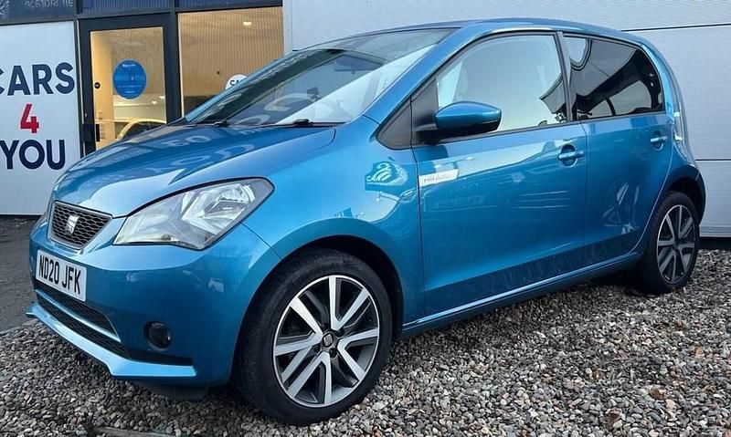 Used Seat Mii Electric 61 kW (83 HP) 2020 Blue Hatchback