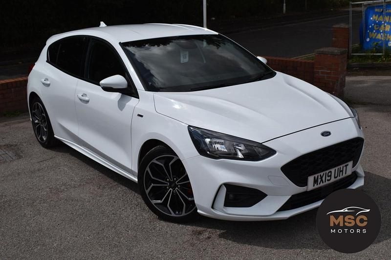 White Used 2019 Ford Focus ST-Line X Hatchback | £10,995 (Fair price) - Image 1/4