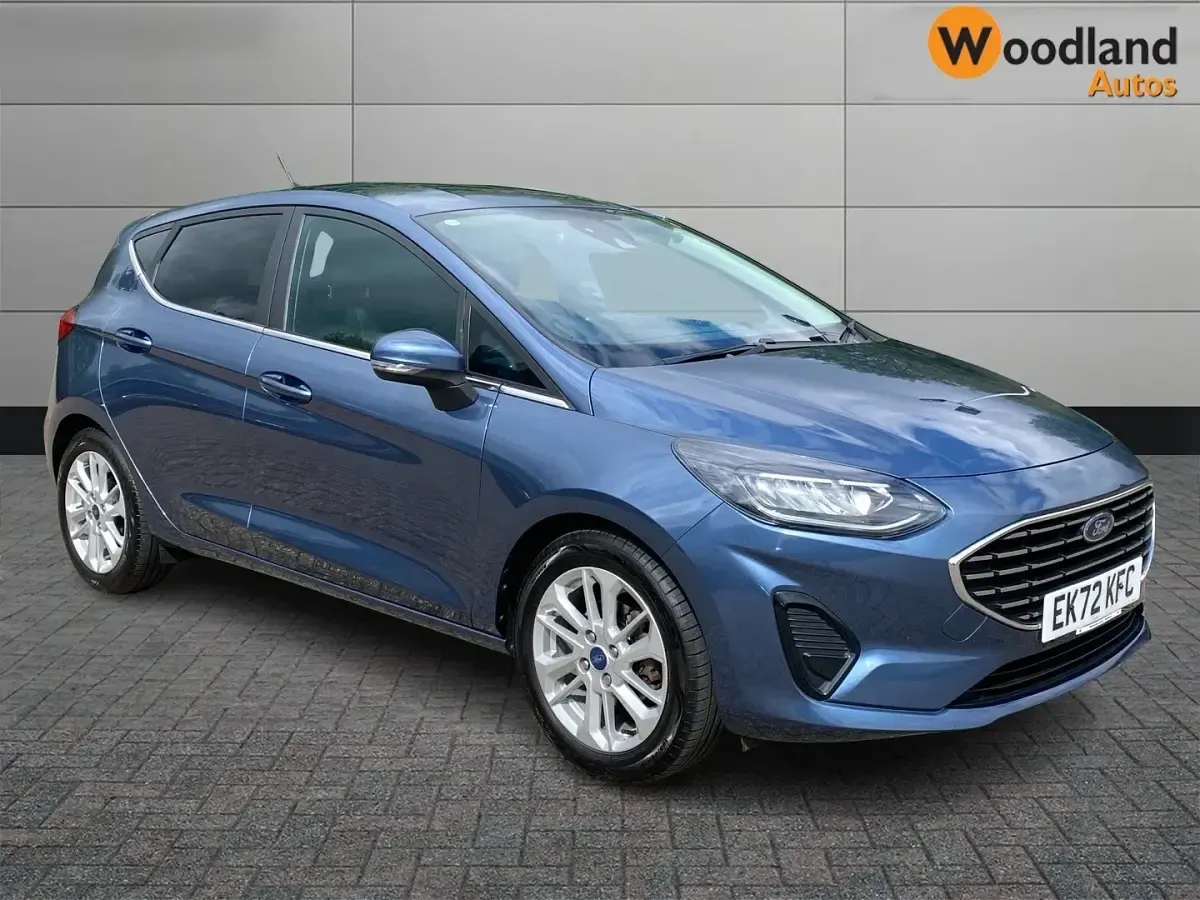 Used Ford Fiesta Titanium 2022 Blue Hatchback