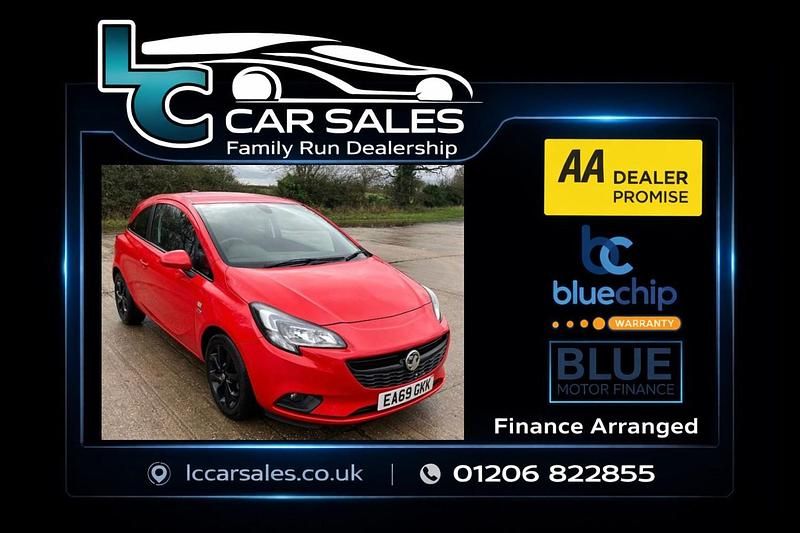 Used Vauxhall Corsa 75 HP (55 kW) 2019 Red Hatchback