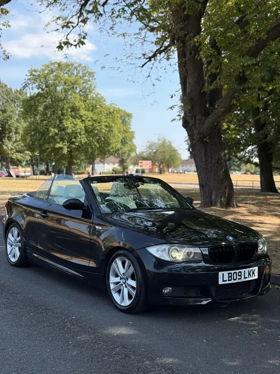 Used BMW 118 Cabriolet M Sport 2009 Black Cabriolet