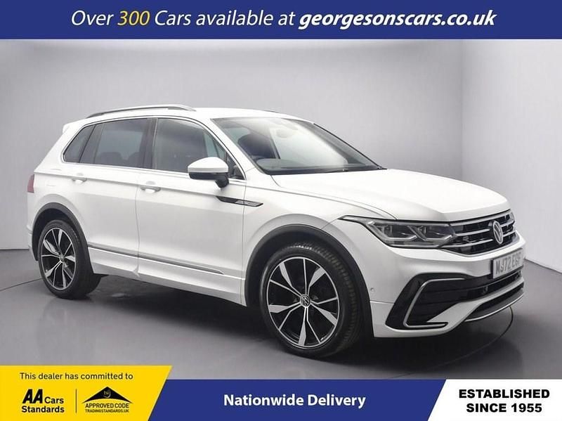 Used VW Tiguan R-line 150 HP (110 kW) 2022 White SUV