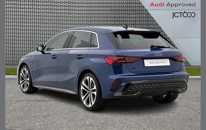 Used Audi A3 S-Line 147 HP (108 kW) 2025 Blue Hatchback