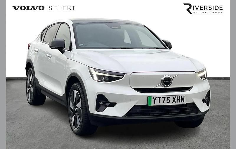 White New 2025 Volvo C40 Plus SUV | £37,990 - Image 1/4