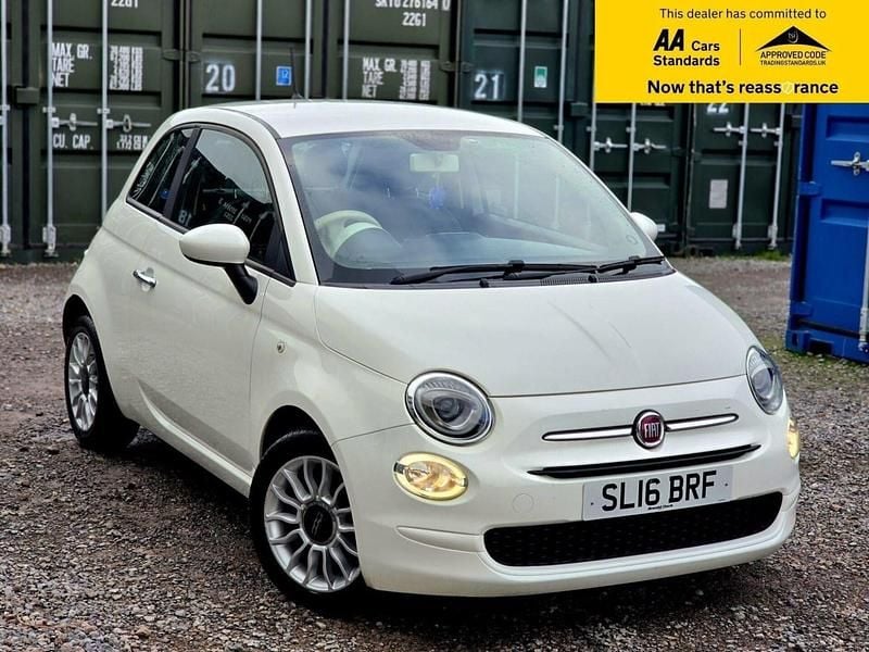 Used Fiat 500 Pop Star 69 HP (50 kW) 2016 White Hatchback