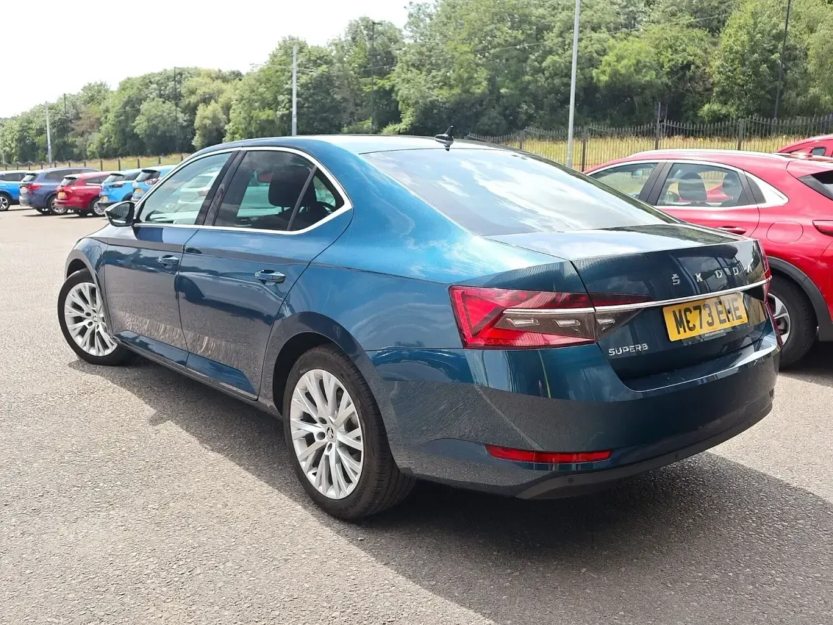 Used Skoda Superb SE L 2023 Blue Hatchback