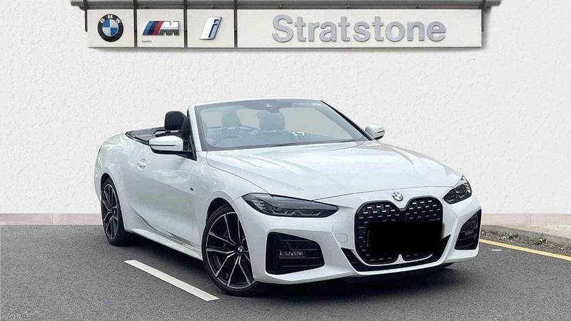 White Used 2022 BMW 420 M Sport Cabriolet | £30,496 (Super price) - Image 1/4