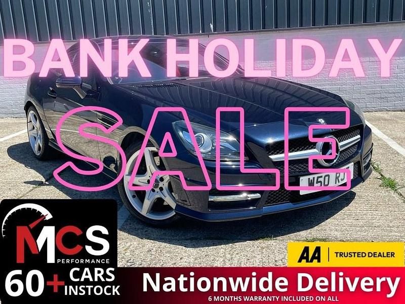 Blue Used 2012 Mercedes SLK200 AMG Cabriolet | £9,497 (Fair price) - Image 1/3