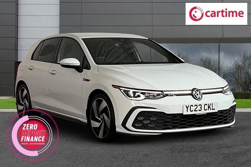 White Used 2023 VW Golf VIII GTI Hatchback | £26,901 (Fair price) - Image 1/4
