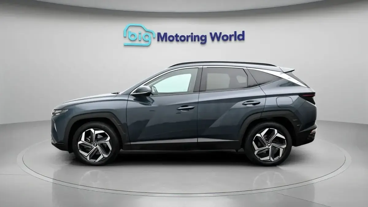 Begagnad Hyundai Tucson Premium 261 HK (191 kW) 2021 Blå SUV