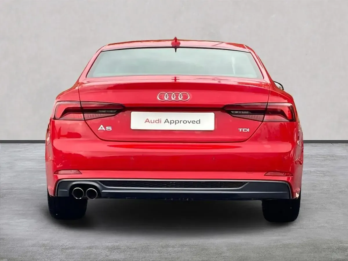 Used Audi A5 S-Line 190 HP (139 kW) 2019 Red Coupe