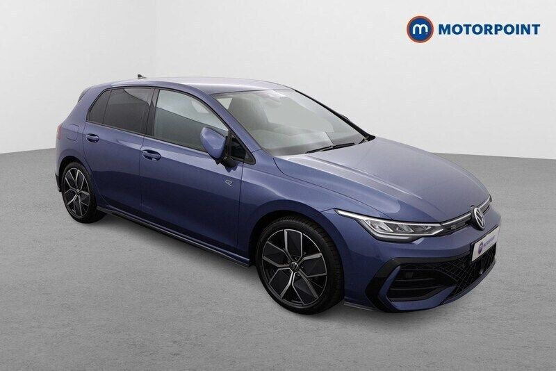 Blue Used 2024 VW Golf VIII R-line Hatchback | £27,499 (Expensive) - Image 1/4