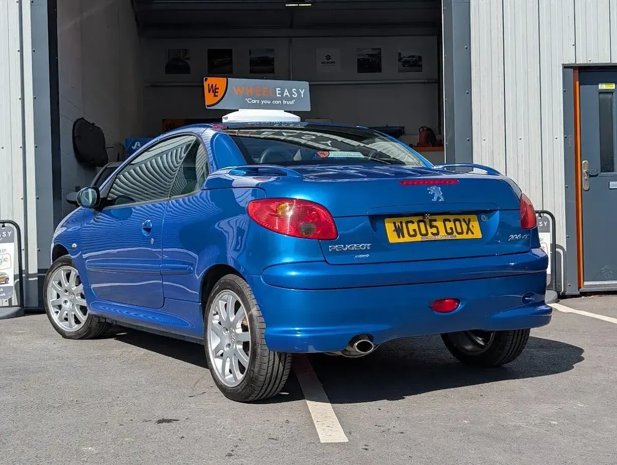 Used Peugeot 206 Allure 2005 Blue Cabriolet