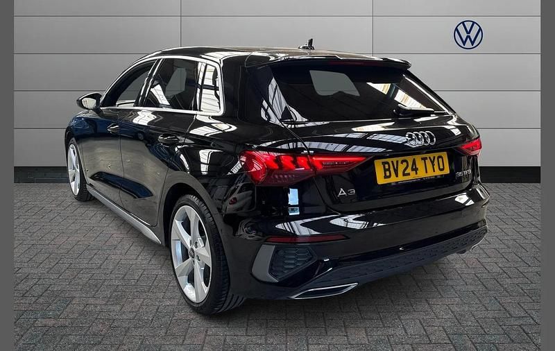 Used Audi A3 S-Line 147 HP (108 kW) 2024 Black Hatchback