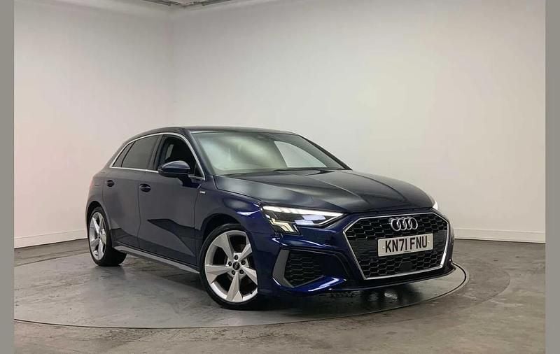 Blue Used 2021 Audi A3 S-Line Hatchback | £22,300 (Fair price) - Image 1/4