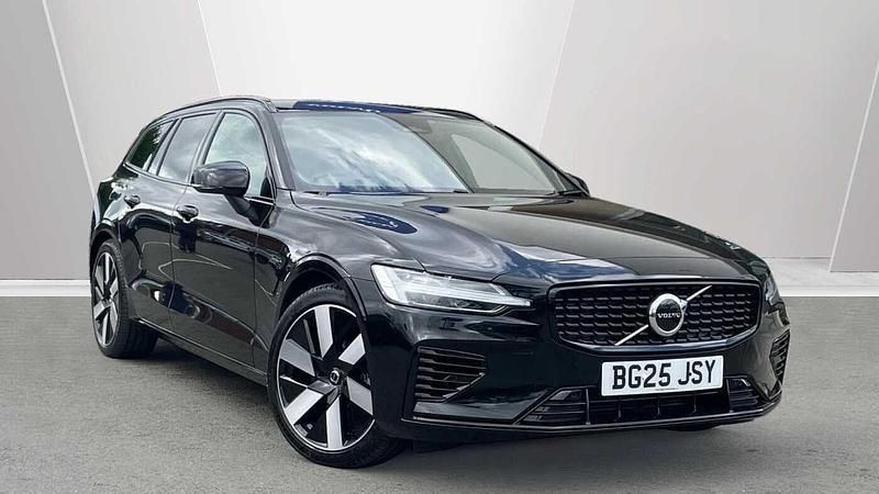 Black Used 2025 Volvo V60 Plus Estate | £42,895 (Expensive) - Image 1/3