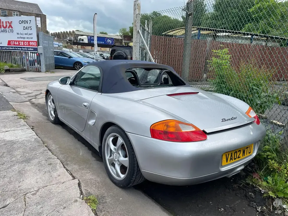 Used Porsche Boxster 2002 Silver Cabriolet