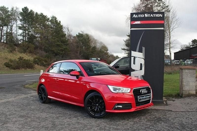 Used Audi A1 S-Line 125 HP (91 kW) 2018 Red Hatchback