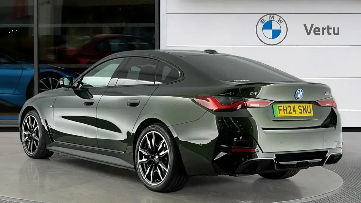 Used BMW i4 Comfort Edition 400 kW (544 HP) 2024 Sanremo green Sedan