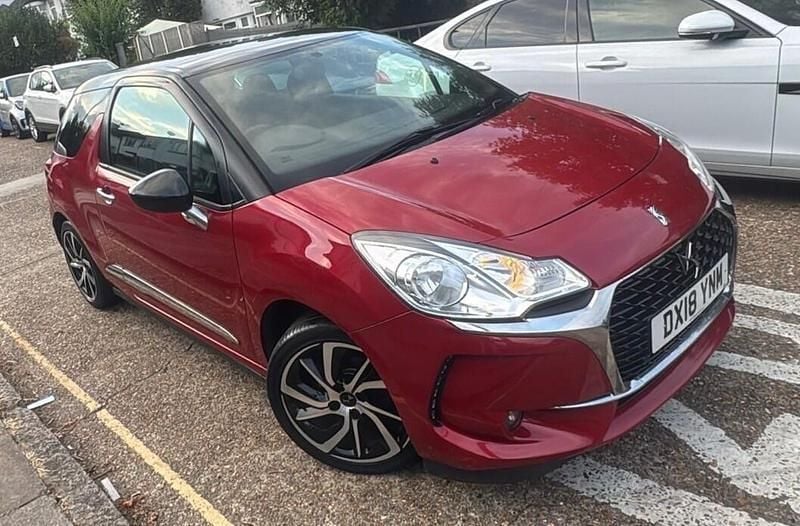 Red Used 2018 DS Automobiles DS3 Connected Chic Hatchback | £4,550 (Good price) - Image 1/4
