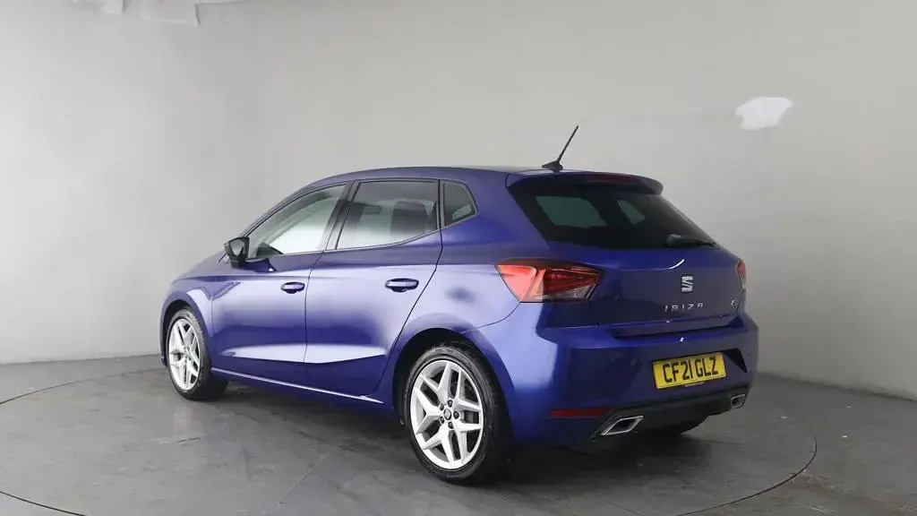 Used Seat Ibiza FR 95 HP (69 kW) 2021 Blue Hatchback