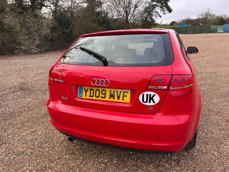 Used Audi A3 Sportback 102 HP (75 kW) 2009 Red Hatchback