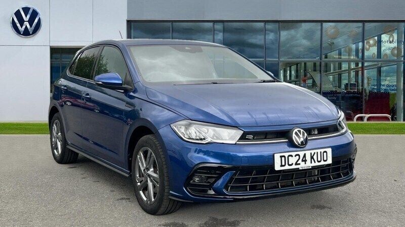Blue Used 2024 VW Polo R-line Hatchback | £21,678 (Fair price) - Image 1/4