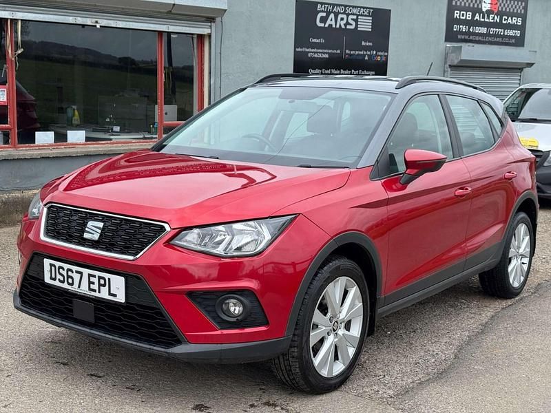 Used Seat Arona SE Technology 95 HP (69 kW) 2017 Red SUV