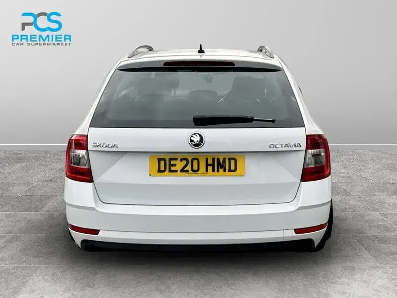 Used Skoda Octavia SE L 115 HP (84 kW) 2020 White Estate
