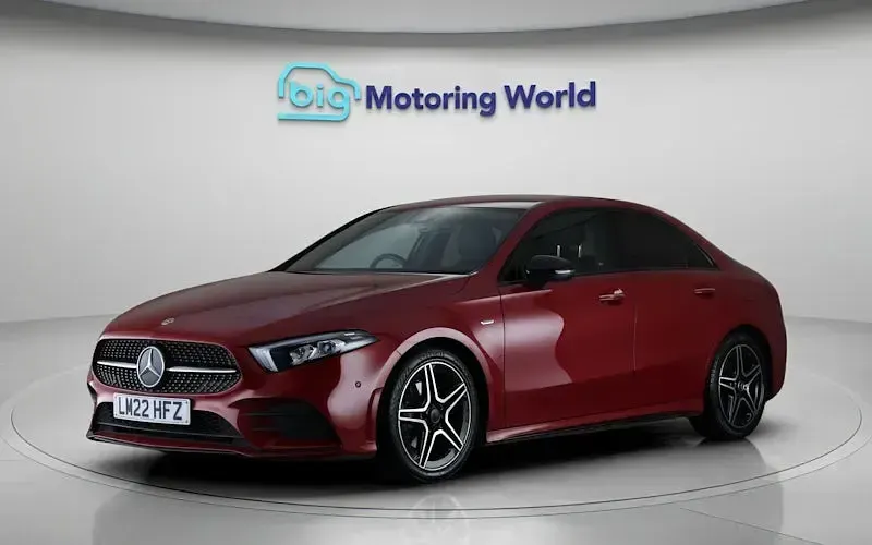 Used Mercedes A200 AMG line 163 HP (119 kW) 2022 Red Sedan