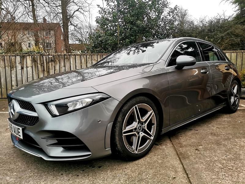 Used Mercedes A200 AMG Line Premium 163 HP (119 kW) 2018 Grey Hatchback