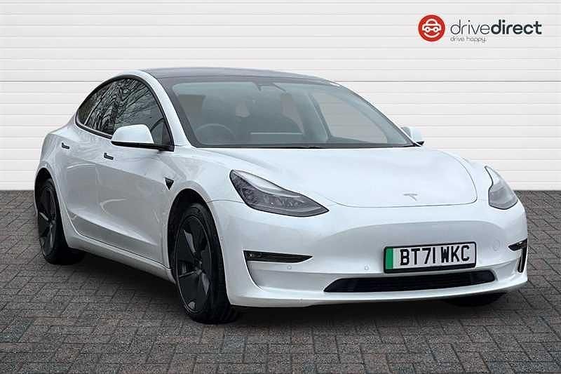 Used Tesla Model 3 Long Range AWD 366 kW (498 HP) 2021 White Sedan