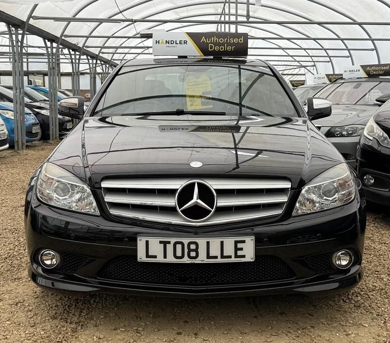 Used Mercedes C180 156 HP (114 kW) 2008 Black Sedan