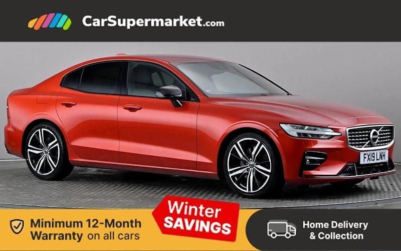 Red Used 2019 Volvo S60 R-Design Sedan | £16,197 (Fair price) - Image 1/3