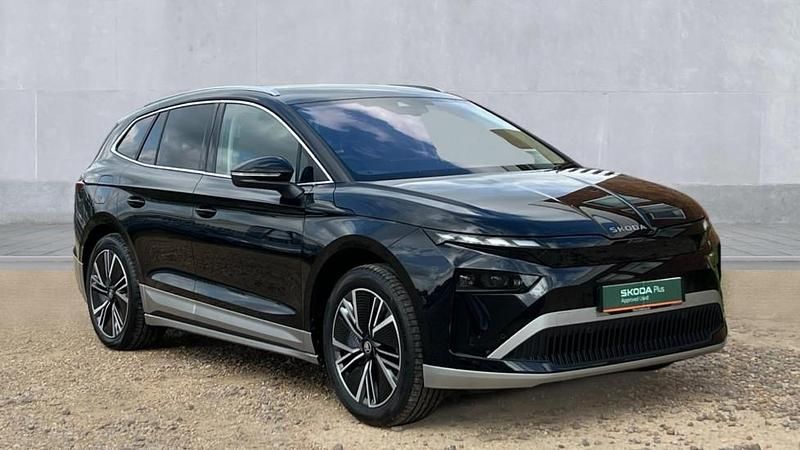 Black magic pearl effect New 2025 Skoda Enyaq iV SUV | £39,950 - Image 1/4