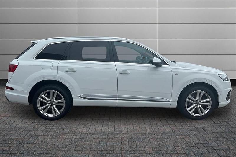 Used Audi Q7 S-Line 218 HP (160 kW) 2016 Pure white SUV