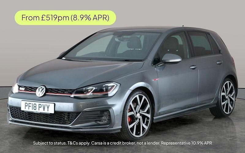 Grey Used 2018 VW Golf VII GTI Hatchback | £18,494 (Fair price) - Image 1/2