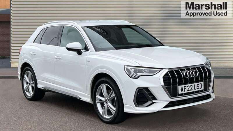 White Used 2022 Audi Q3 S-Line SUV | £27,375 (Fair price) - Image 1/4