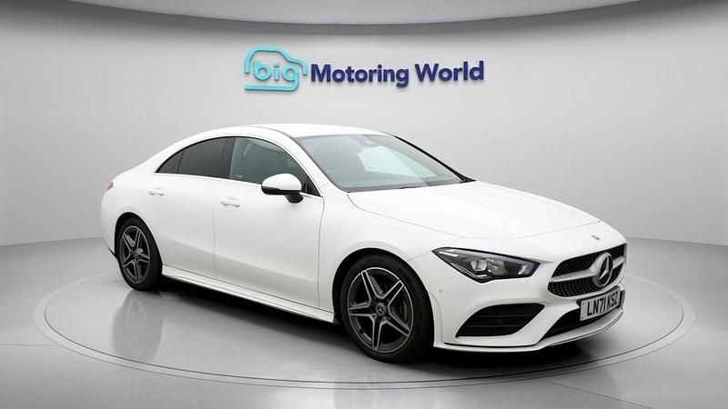 Used Mercedes CLA180 AMG line 136 HP (100 kW) 2021 White Sedan